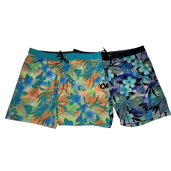 Pair of Hurley Phantom Board Shorts Mens Size 36 Swim Trunks Beach Surfing